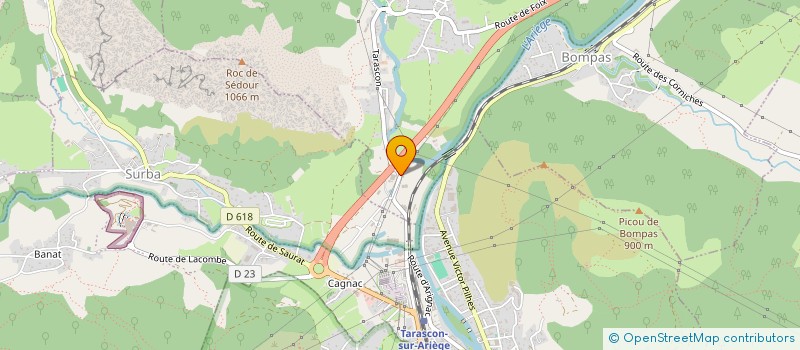 localisation de l'entreprise SCM A CA DI à ARIGNAC