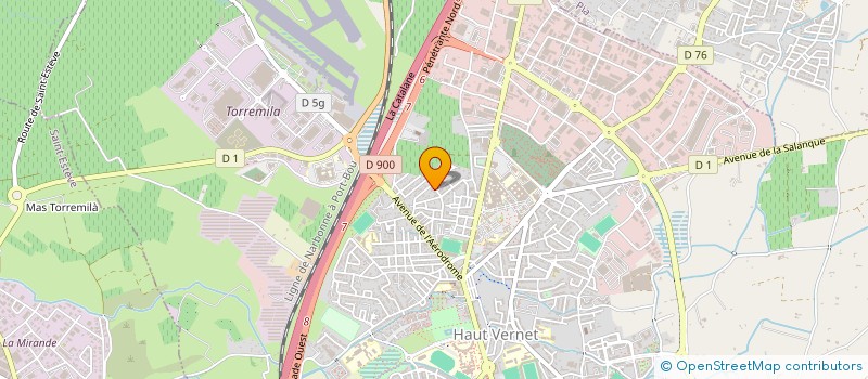 localisation de l'entreprise SCM A DEUX MAINS à PERPIGNAN