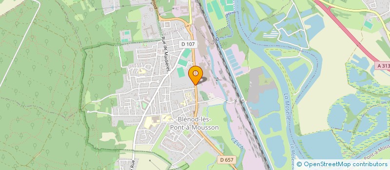 localisation de l'entreprise SCM A DOMICILE SOINS INFIRMIERS à BLENOD-LES-PONT-A-MOUSSON