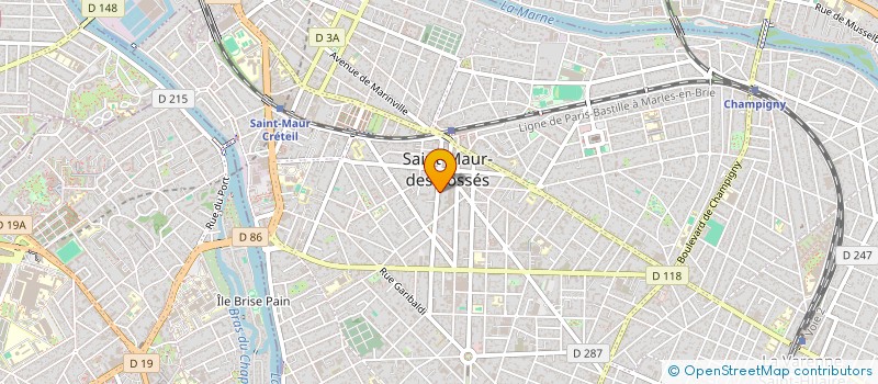 localisation de l'entreprise SCM A.E.D. à SAINT-MAUR-DES-FOSSES