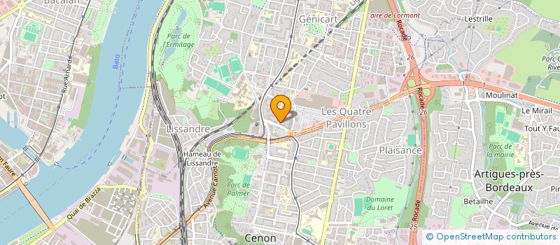 localisation de l'entreprise SCM A.G.A.T.  LORMONT