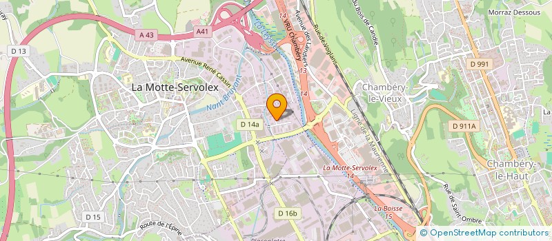 localisation de l'entreprise SCM A.R.C.S. à CHAMBERY