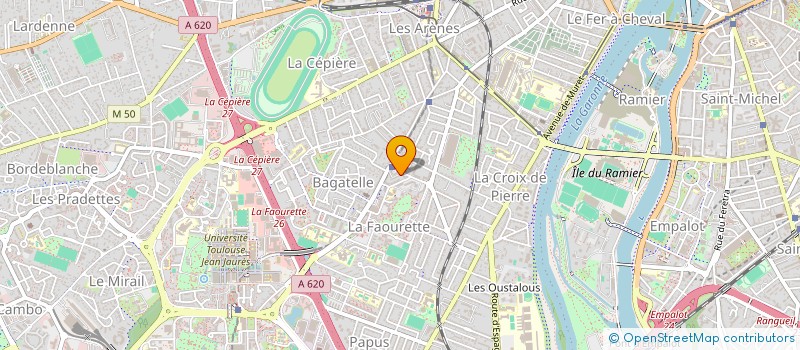 localisation de l'entreprise SCM A.Z  TOULOUSE