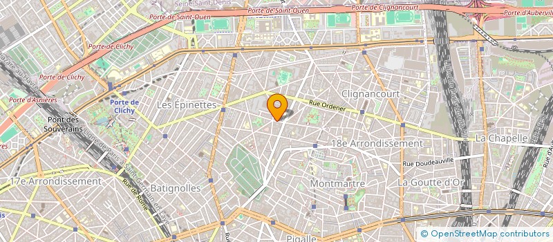 localisation de l'entreprise SCM AB MARCADET  PARIS