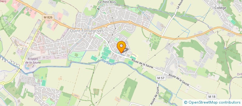 localisation de l'entreprise SCM ABC INFIRMIERES PECHESTIER  QUINT-FONSEGRIVES