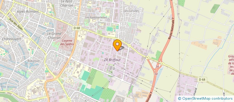 localisation de l'entreprise SCM ABM  VALENCE