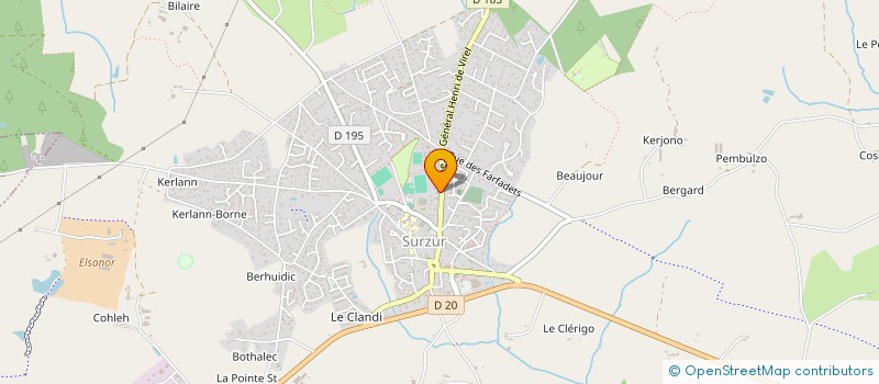 localisation de l'entreprise SCM ABS à SURZUR