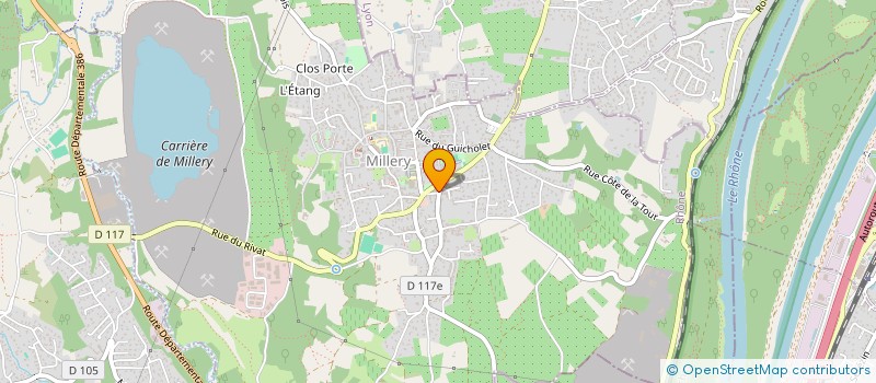 localisation de l'entreprise SCM AC7C  VOURLES