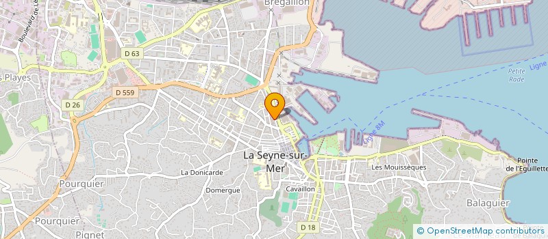 localisation de l'entreprise SCM ACCL à LA SEYNE-SUR-MER