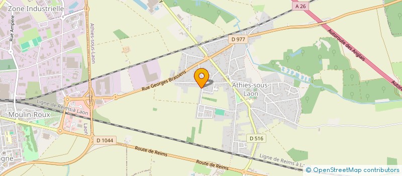 localisation de l'entreprise SCM ACHILLE  ATHIES-SOUS-LAON