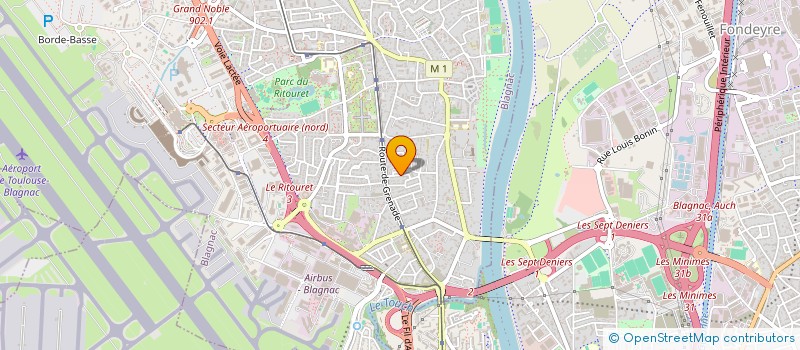 localisation de l'entreprise SCM ACL  BLAGNAC