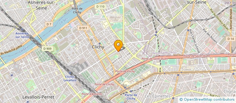 localisation de l'entreprise SCM ACW SUF à CLICHY
