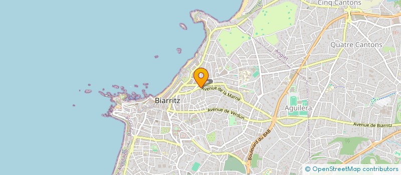localisation de l'entreprise SCM ADA à BIARRITZ