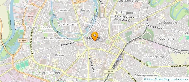 localisation de l'entreprise SCM ADENOT SAVINA BREMAUD à NIORT