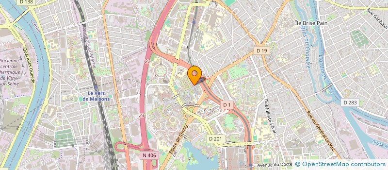 localisation de l'entreprise SCM ADHERA-LEVY  CRETEIL