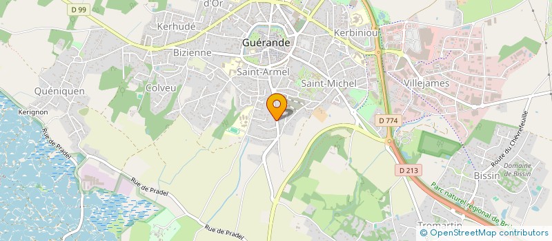 localisation de l'entreprise SCM ADKM  GUERANDE