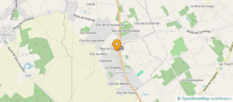 localisation de l'entreprise SCM ADROMA  CHAILLES