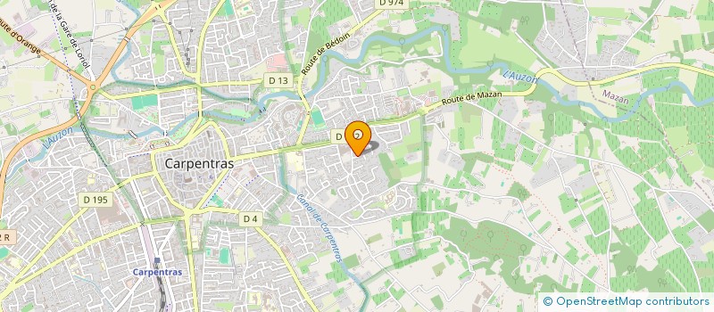 localisation de l'entreprise SCM AERTS-MELLOUL à CARPENTRAS