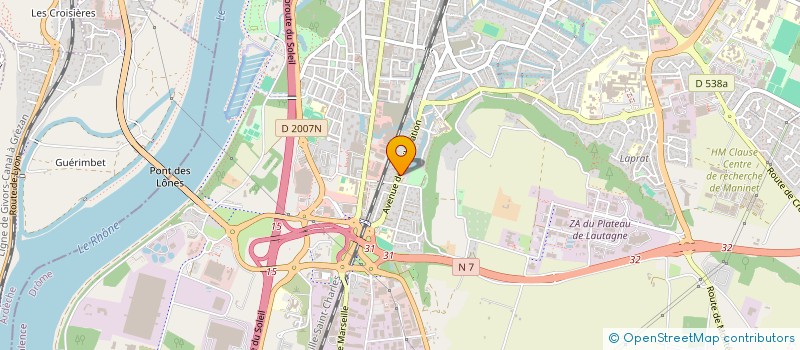 localisation de l'entreprise SCM AGRANDY  VALENCE