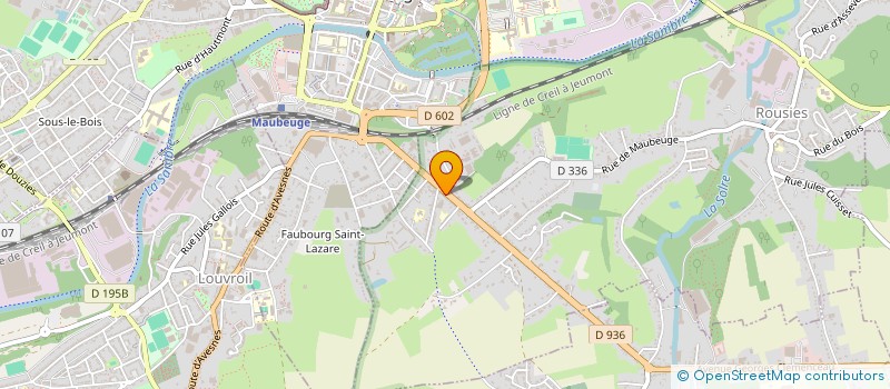 localisation de l'entreprise SCM AJ  ROUSIES