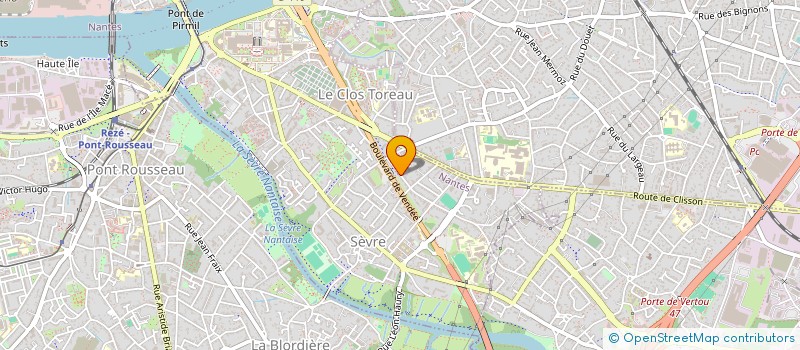 localisation de l'entreprise SCM AKINEDIENNE à NANTES