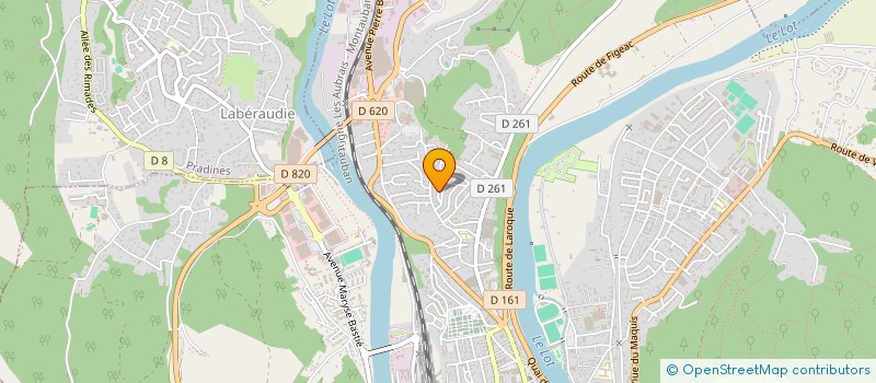 localisation de l'entreprise SCM AKODOHOU GAUSSON DELTRIEU GAUTIER à CAHORS