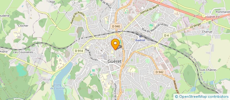 localisation de l'entreprise SCM ALANORE GRANVARLET à GUERET