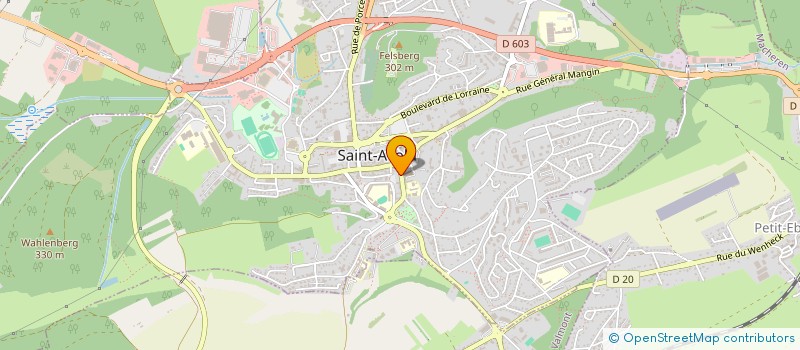 localisation de l'entreprise SCM ALGEMA à SAINT-AVOLD