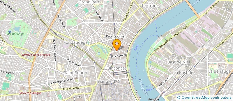 localisation de l'entreprise SCM ALLIANCE ESPRIT ET CORPS  BORDEAUX