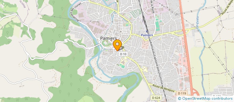 localisation de l'entreprise SCM ALLO INFIRMIERES à PAMIERS