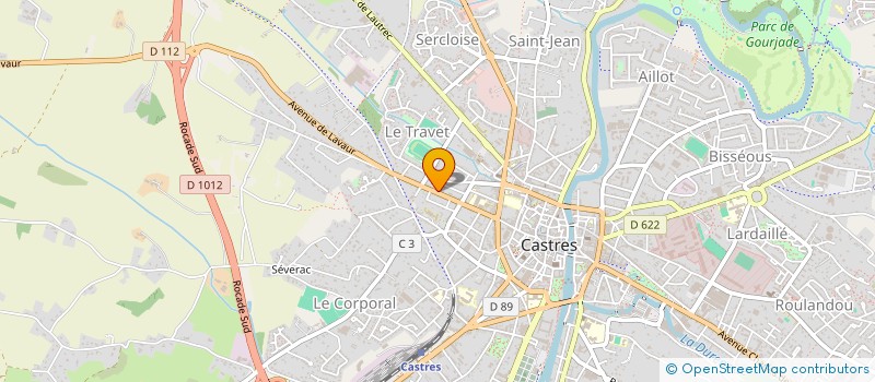 localisation de l'entreprise SCM ALLODENT à CASTRES