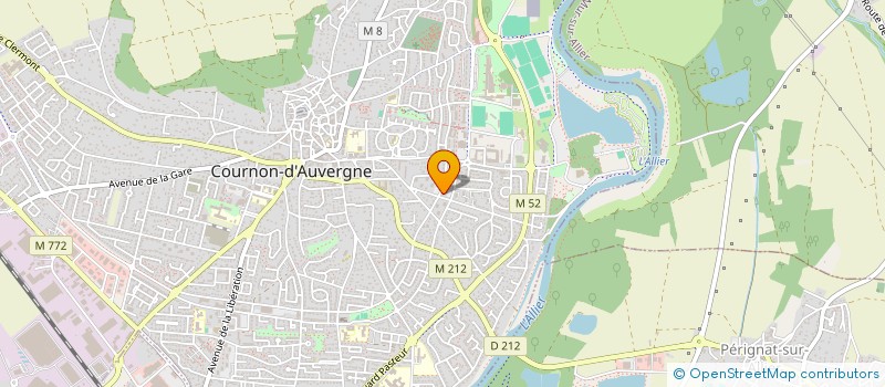 localisation de l'entreprise SCM ALLURE à COURNON-D'AUVERGNE