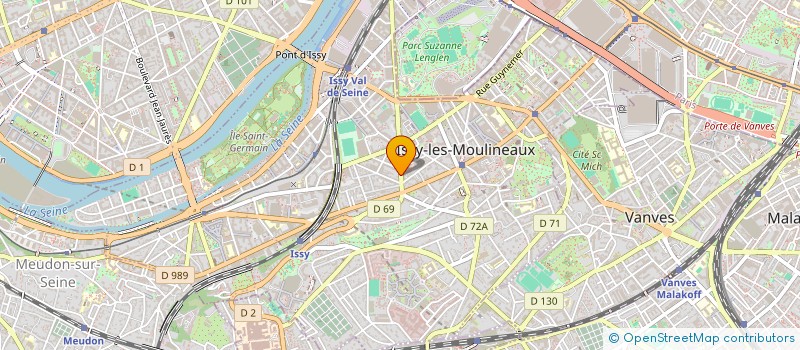 localisation de l'entreprise SCM ALPANA à ISSY-LES-MOULINEAUX