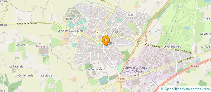localisation de l'entreprise SCM ALPHAMI à LE RHEU