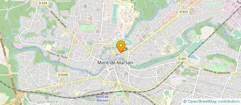 localisation de l'entreprise SCM ALPHI à MONT-DE-MARSAN
