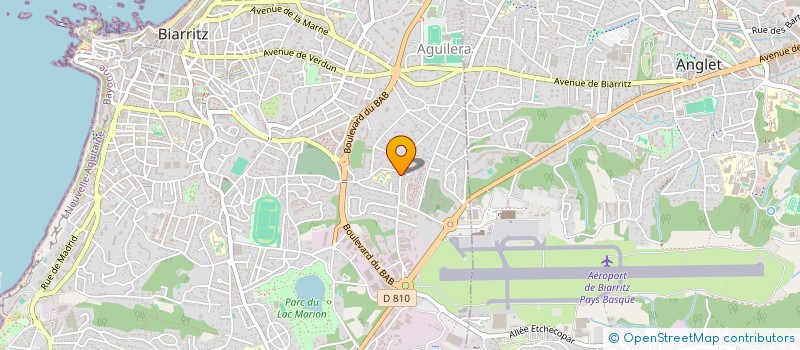 localisation de l'entreprise SCM ALSUMARD ET QUILLIOT à BIARRITZ