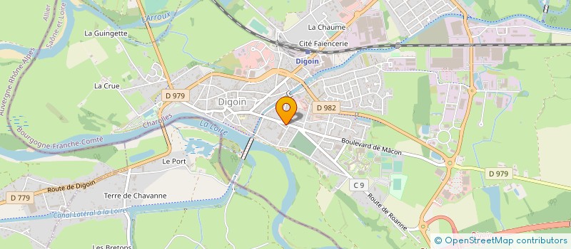 localisation de l'entreprise SCM ALVES COTTE CARNAT à DIGOIN