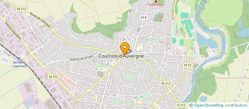 localisation de l'entreprise SCM AMBROISE PARE  COURNON-D'AUVERGNE