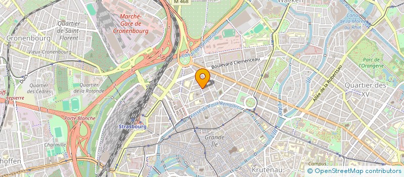 localisation de l'entreprise SCM AMIET GRAFF OSWALD ZIRONE à STRASBOURG