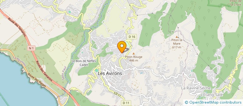 localisation de l'entreprise SCM AMK PITON ROUGE  LES AVIRONS