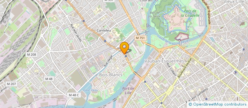 localisation de l'entreprise SCM AMP DU BOIS à LILLE