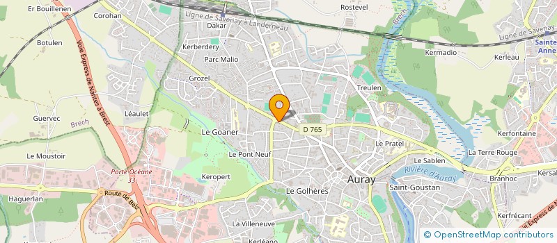 localisation de l'entreprise SCM AN ALRE VASC à AURAY