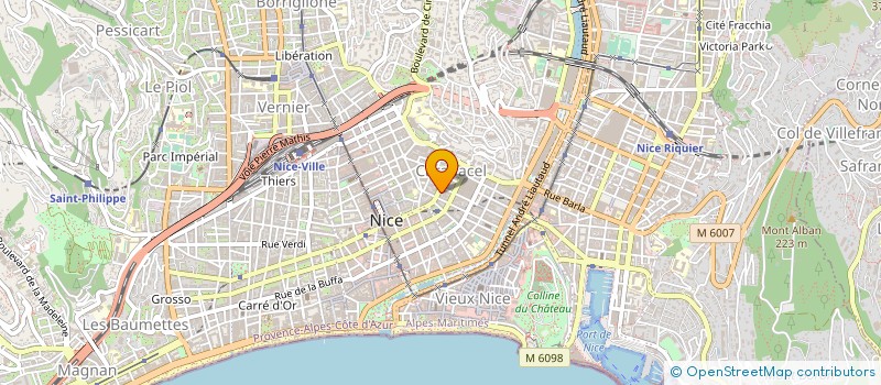 localisation de l'entreprise SCM ANANJE à NICE
