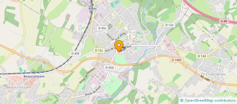 localisation de l'entreprise SCM ANATASE  RIVES