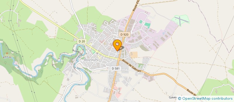 localisation de l'entreprise SCM ANDRIEU DOMINICE à BOZOULS