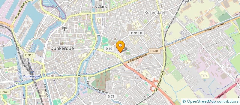 localisation de l'entreprise SCM ANESTHE REANIM CLINIQUE VILLETTE à DUNKERQUE