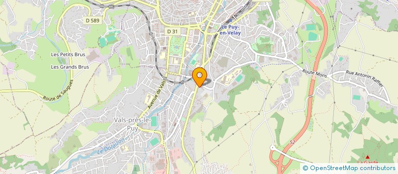 localisation de l'entreprise SCM ANESTHESIE 43 à LE PUY-EN-VELAY