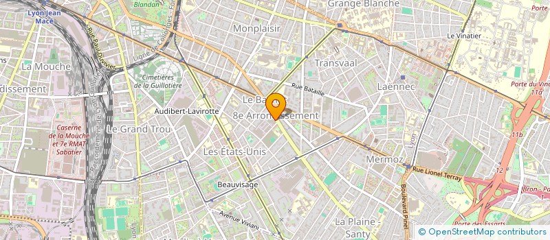 localisation de l'entreprise SCM ANESTHESIE ORTHOPEDIE SANTY à LYON