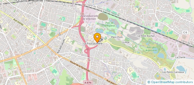 localisation de l'entreprise SCM ANGIO CINQ à TRELAZE