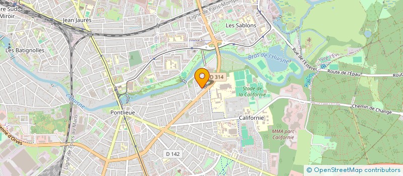 localisation de l'entreprise SCM ANGIOMAINE à LE MANS